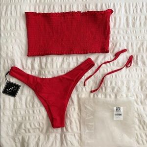 Womens bathing suit.